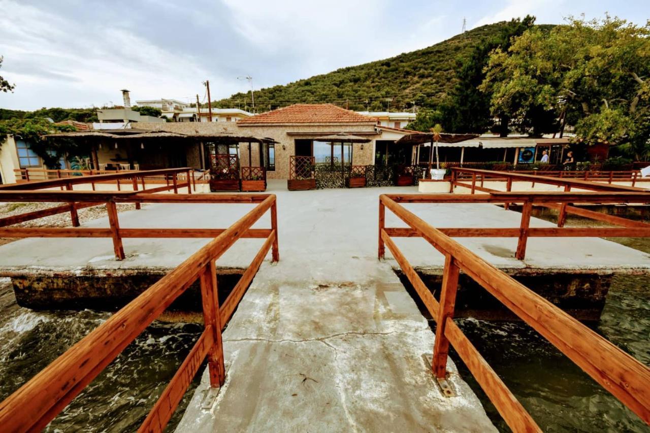 Stone Villa Inside Sea- Kids'Land Platanidia Exterior foto