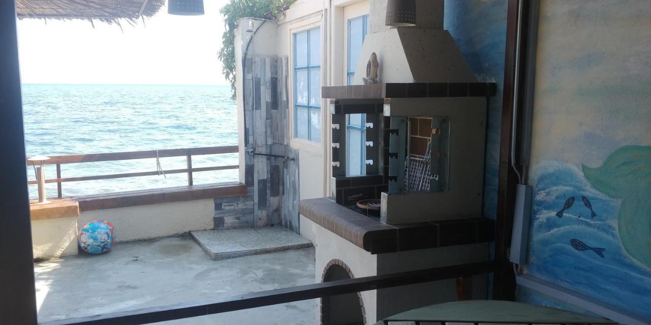 Stone Villa Inside Sea- Kids'Land Platanidia Exterior foto
