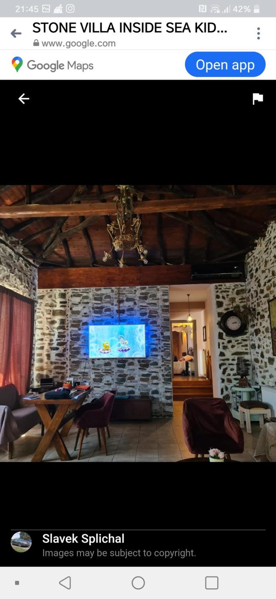 Stone Villa Inside Sea- Kids'Land Platanidia Exterior foto