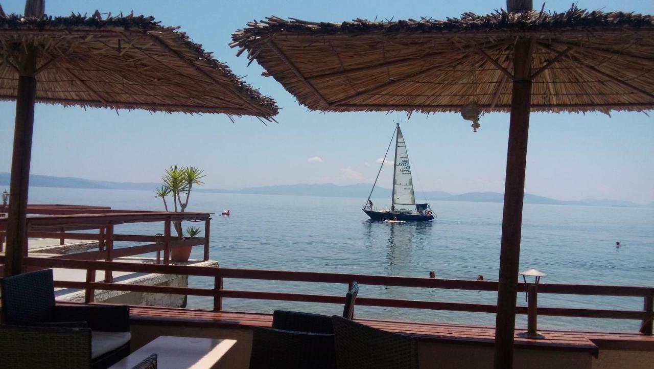 Stone Villa Inside Sea- Kids'Land Platanidia Exterior foto