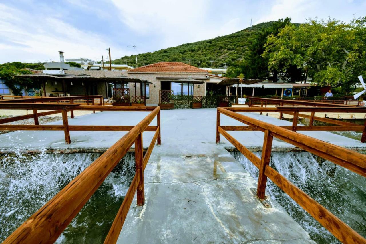 Stone Villa Inside Sea- Kids'Land Platanidia Exterior foto